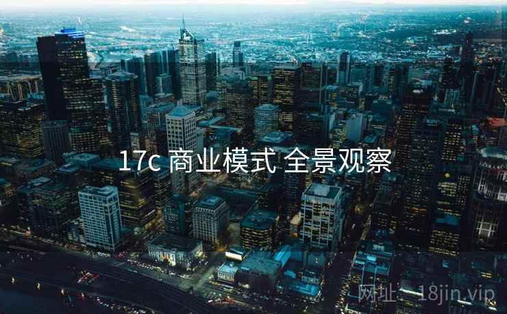 17c 商业模式 全景观察  第1张