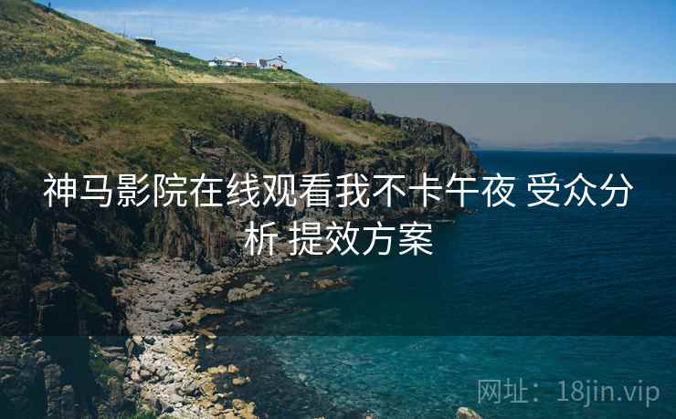 神马影院在线观看我不卡午夜 受众分析 提效方案  第2张