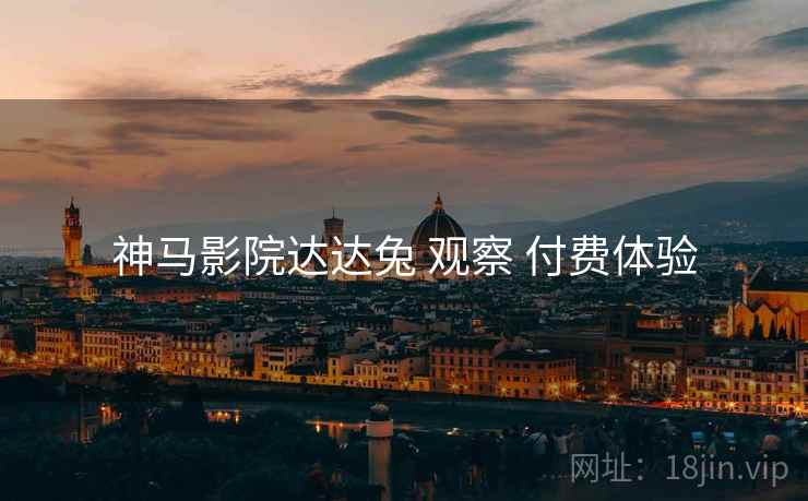 神马影院达达兔 观察 付费体验  第1张