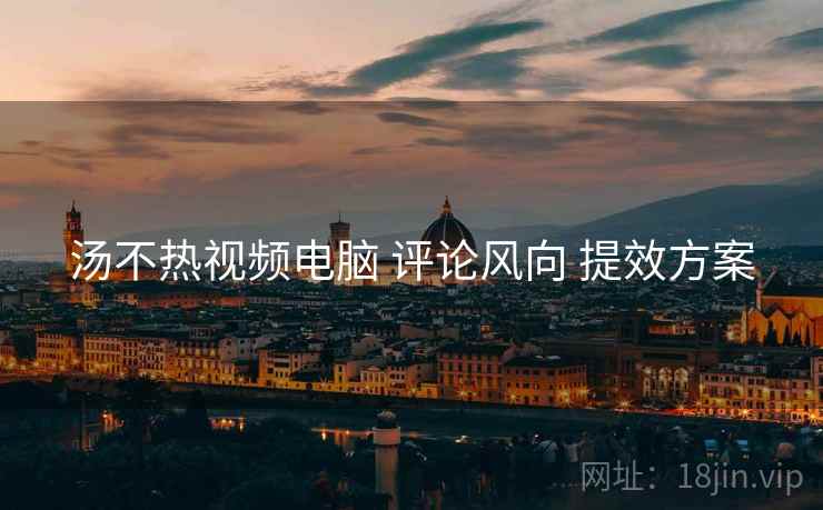 汤不热视频电脑 评论风向 提效方案  第1张