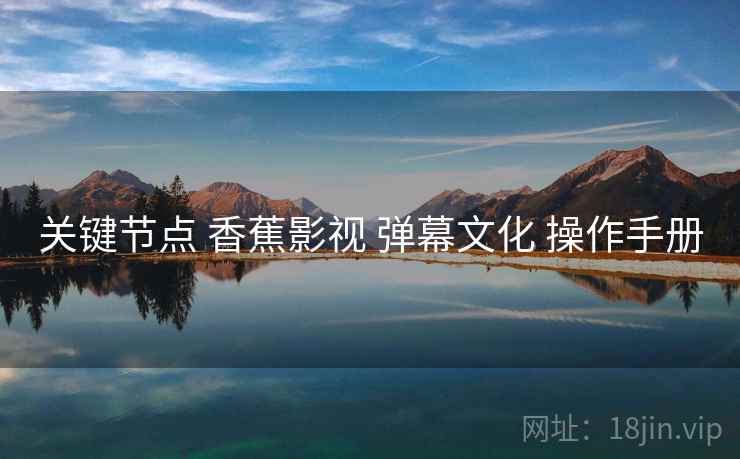 关键节点 香蕉影视 弹幕文化 操作手册  第1张